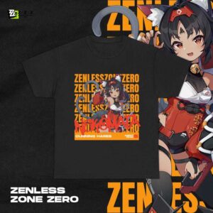 Zenless Zone Zero Nekomata Shirt ZZZ Gacha Game Merch Fan Shirt Unisex Cotton