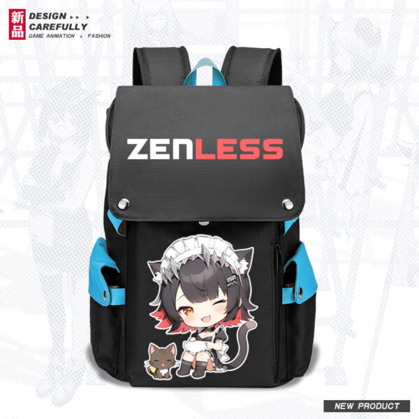 Game Anime Zenless Zone Zero Ellen Joe Kids School Bag Student Backpack Game Men Women Versatile Casual Backpack