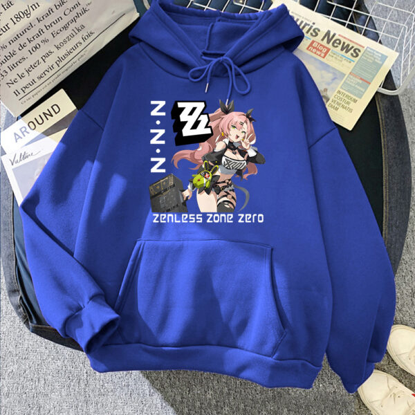 Zenless Zone Zero Hoodies Anime Print Harajuku Kawaii Sweatshirt with Hooded Game Cartoon Tshirt Ropa De Mujer Fleece Soft Hoody