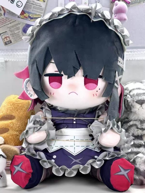 Zenless Zone Zero Ellen Joe 40cm Peripheral Sitting Posture Cotton Plush Doll Ellen Plushies Maid