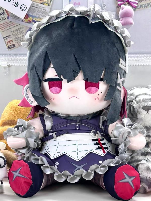 Zenless Zone Zero Ellen Joe 40cm Peripheral Sitting Posture Cotton Plush Doll Ellen Plushies Maid