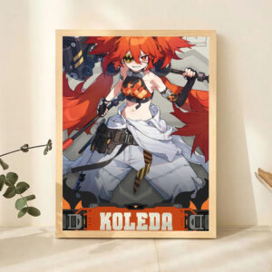 Zenless Zone Zero Koleda Belobog Poster Stickers Living Room Bedroom Entrance Cafe Wall Art Decoration Painting Room