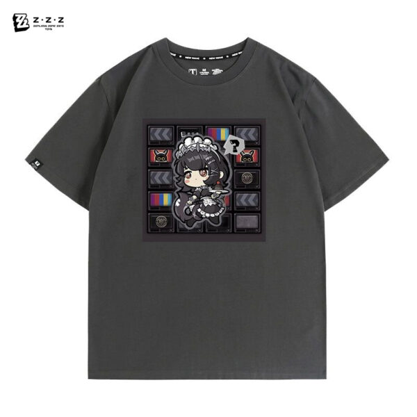 Zenless Zone Zero Ellen Joe Game Characters Summer Thin T-shirt