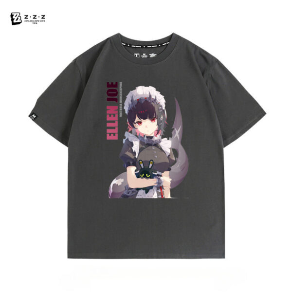 Zenless Zone Zero Ellen Joe Game Characters Summer Thin T-Shirt