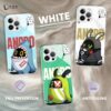 Zenless Zone Zero Bangboo Sharkboo Cute Phone Case For iphone Mini Pro 14 11 Max 13 12 XR Plus XS Electroplated Glass Shell