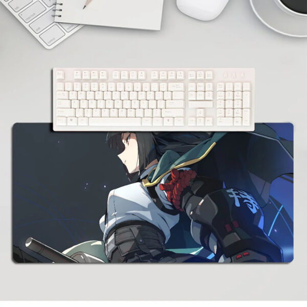 Zenless Zone Zero Hoshimi Miyabi Mousepad Large Gaming Mouse Pad LockEdge Thickened Computer Keyboard Table Desk Mat