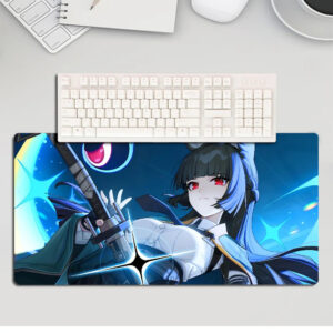 Zenless Zone Zero Hoshimi Miyabi Mousepad Large Gaming Mouse Pad LockEdge Thickened Computer Keyboard Table Desk Mat