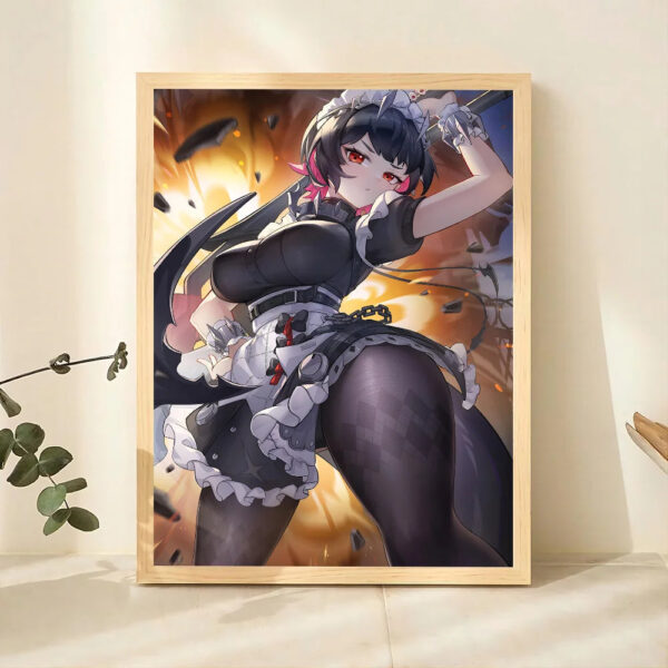 Zenless Zone Zero Ellen Joe Game Poster Stickers Living Room Bedroom Entrance Cafe Wall Art Decoration Painting Room Decor