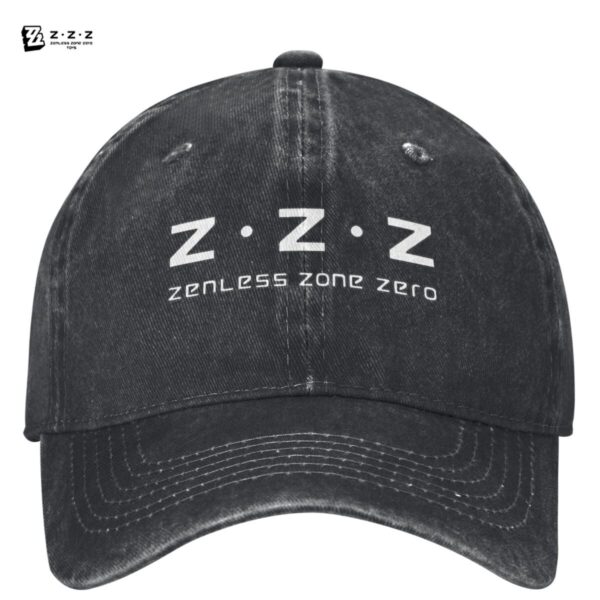 Zenless Zone Zero Letter Print Washed Baseball Cap Street Style Trucker Hat Summer Female Male Outdoor Sun Visors Baseball Caps