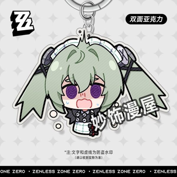 Zenless Zone Zero Chibi Version Acrylic Keychain