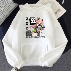 Zenless Zone Zero Hoodies Anime Print Harajuku Kawaii Sweatshirt with Hooded Game Cartoon Tshirt Ropa De Mujer Fleece Soft Hoody