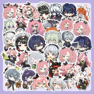 Sunsyea Zenless Zone Zero Merch Fans Collection Character Stickers 54 Pieces