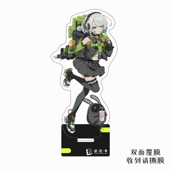 Game Cartoon 15cm Anime Zenless Zone Zero Acrylic Stand Figures Mana Nekomiya Nicole Anby Demara Action Model Desk Decor Gift