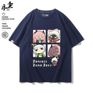 Zenless Zone Zero Nicole Game Characters Summer Thin T-shirt