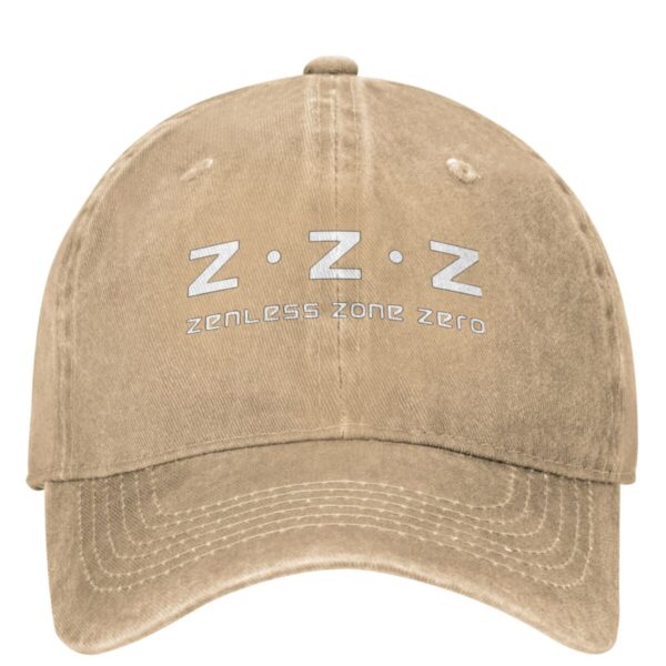 Zenless Zone Zero Letter Print Washed Baseball Cap Street Style Trucker Hat Summer Female Male Outdoor Sun Visors Baseball Caps