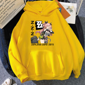 Zenless Zone Zero Hoodies Anime Print Harajuku Kawaii Sweatshirt with Hooded Game Cartoon Tshirt Ropa De Mujer Fleece Soft Hoody