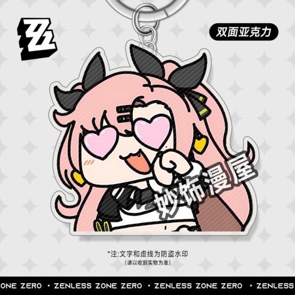 Zenless Zone Zero Chibi Version Acrylic Keychain