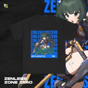 Zenless Zone Zero Qingyi Shirt ZZZ Gacha Game Merch Fan Shirt Unisex Cotton