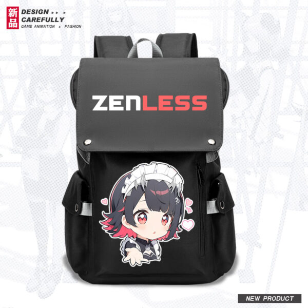 Game Anime Zenless Zone Zero Ellen Joe Kids School Bag Student Backpack Game Men Women Versatile Casual Backpack