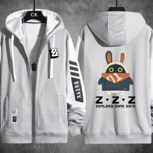 Zenless Zone Zero Thin Zippered Bangboo Hoodie Spring And Autumn Winter Casual Sportswear Game Clothing