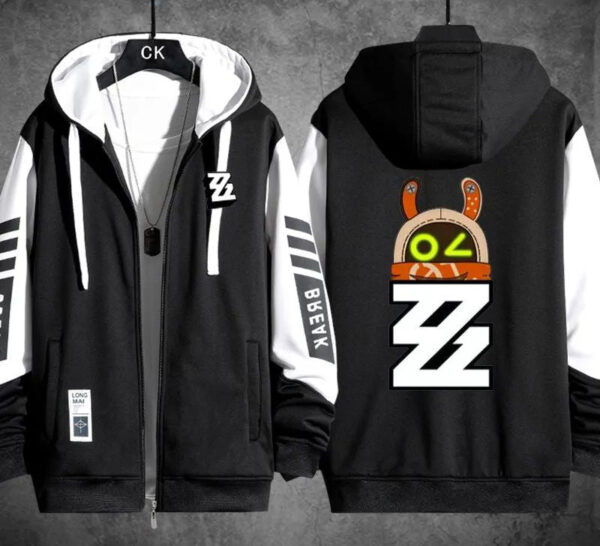 Zenless Zone Zero Thin Zippered Bangboo Hoodie Spring And Autumn Winter Casual Sportswear Game Clothing