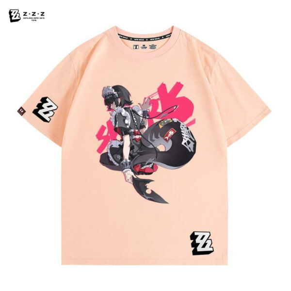 Zenless Zone Zero Ellen Joe Game Characters Summer Thin T-shirt