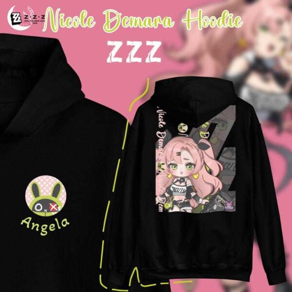 Zenless Zone Zero Nicole Demara ZZZ Fanart Unisex Hoodie