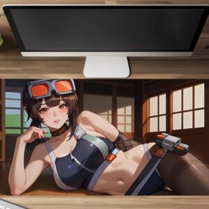 ZZZ Grace Howard XL Mouse Pad – Custom Futuristic Anime Electric Anomaly Agent Desk Mat