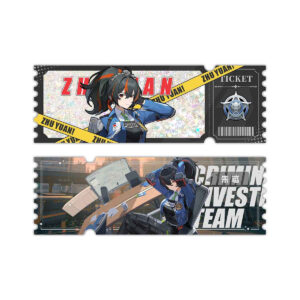 Zenless Zone Zero Figure urines Acrylic Double-Layered Laser Ticket Character Standee Collection 18*6cm Beautifully Detailed Desk Decoration and Gift for Fans of the Game