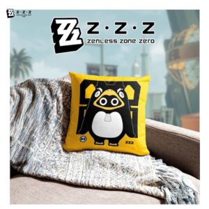 Zenless Zone Zero Bangboo 18″x18″ Square Pillow | ZZZ Gaming Decor | Anime Home | Gacha Gaming Gift | ZZZ Bangboo | Zenless Fan Merch