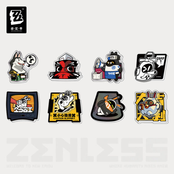 [Official Merchandise] Zenless Zone Zero Noise Reduction Series Acrylic Refrigerator Magnet Set