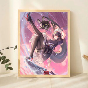 Zenless Zone Zero Ellen Joe Game Poster Stickers Living Room Bedroom Entrance Cafe Wall Art Decoration Painting Room Decor