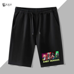 Zenless Zone Zero Von Lycaon Casual Loose Fit Men's Summer Shorts - Trendy Versatile Five-Point Shorts