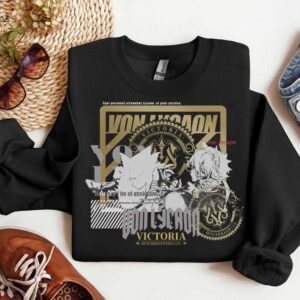 Von Lycaon Zenless Zone Zero Stylish Streetwear Graphic Sweater | ZZZ Inspired Aesthetic Cozy Heavy Blend Unisex Crewneck Sweatshirt Sweater