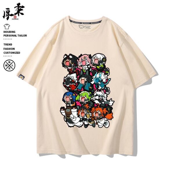 Zenless Zone Zero Nicole Game Characters Summer Thin T-shirt