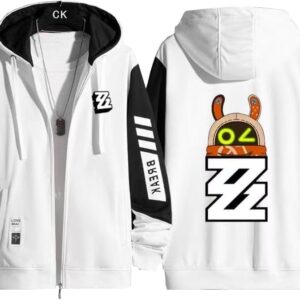 Zenless Zone Zero Thin Zippered Hoodie Spring And Autumn Winter Casual Sportswear Game Clothing