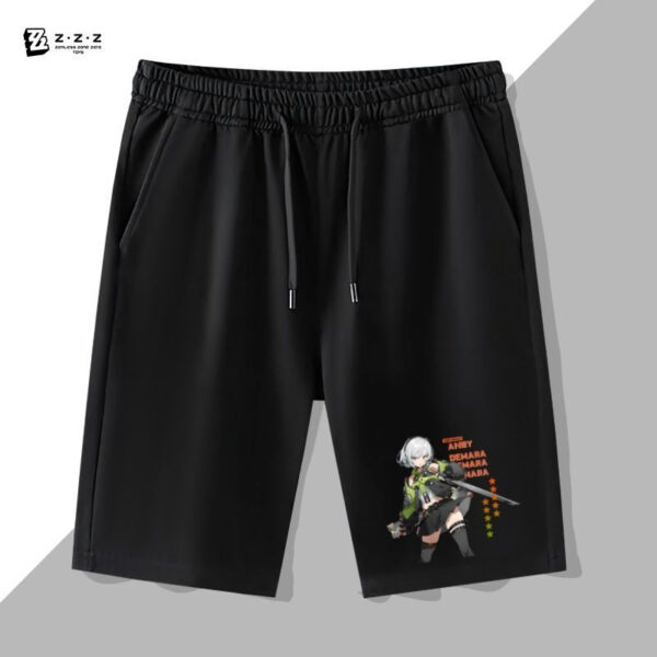 Zenless Zone Zero Von Lycaon Casual Loose Fit Men's Summer Shorts - Trendy Versatile Five-Point Shorts