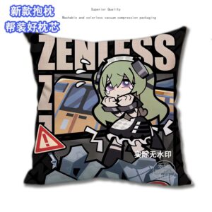 Zenless Zone Zero Chibi Style Illustration Character Soft Pillow