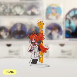 Zenless Zone Zero Game Nicole Demara Billy Kid Von Lycaon Acrylic Stand Model Plate Keychain Desk Decor Collection gift