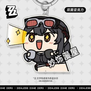 Zenless Zone Zero Chibi Version Acrylic Keychain