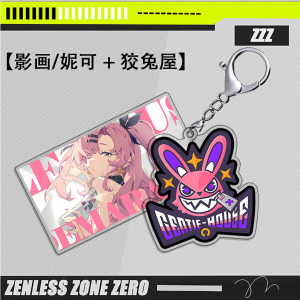 Zenless Zone Zero Characters Acrylic Keychains