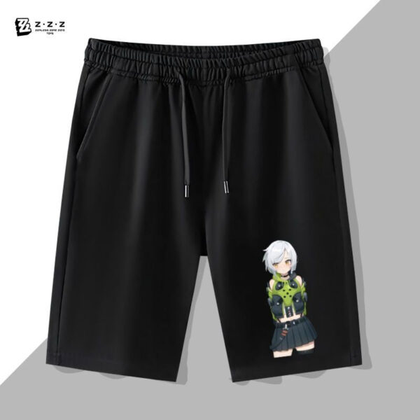 Zenless Zone Zero Von Lycaon Casual Loose Fit Men's Summer Shorts - Trendy Versatile Five-Point Shorts