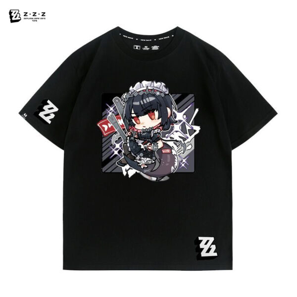 Zenless Zone Zero Ellen Joe Game Characters Summer Thin T-shirt