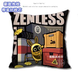 Zenless Zone Zero Chibi Style Illustration Character Soft Pillow