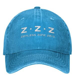 Zenless Zone Zero Letter Print Washed Baseball Cap Street Style Trucker Hat Summer Female Male Outdoor Sun Visors Baseball Caps