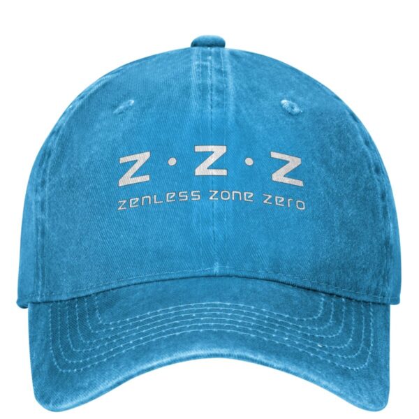 Zenless Zone Zero Letter Print Washed Baseball Cap Street Style Trucker Hat Summer Female Male Outdoor Sun Visors Baseball Caps