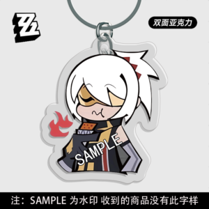 Zenless Zone Zero Cute Ellen Joe Shark Keychain