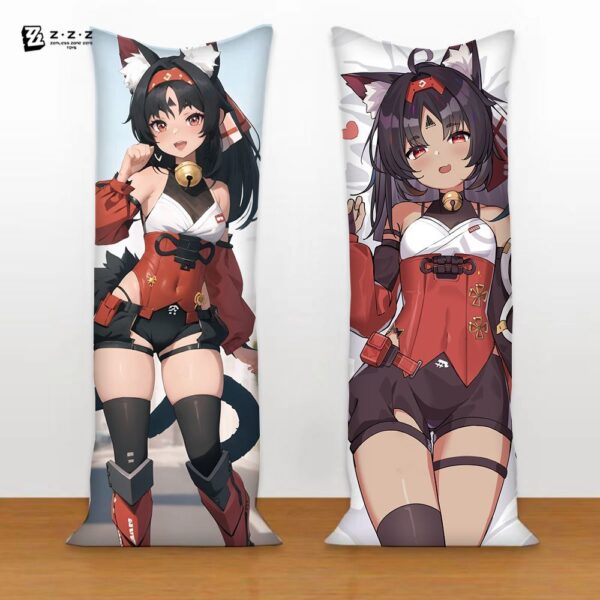 Zenless Zone Zero Game Nekomata Long Pillow Game Bed Pillow