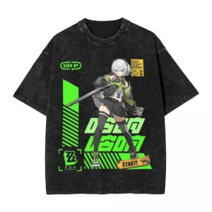 Video Game Zenless Zone Zero T-Shirt Summer Y2K Retro T-Shirts 2024 Cotton Fashion Tshirt For Men Short-Sleeved Simple Clothes