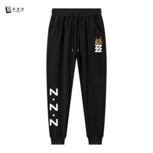 Zenless Zone Zero Game Small Foot Trousers Men's and Women's Belted Autumn and Winter Casual Pants